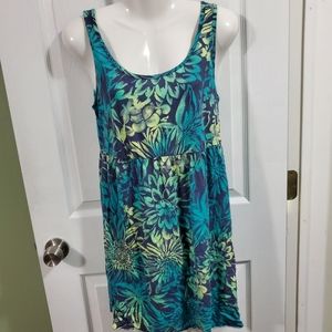 Blue/Green sun dress